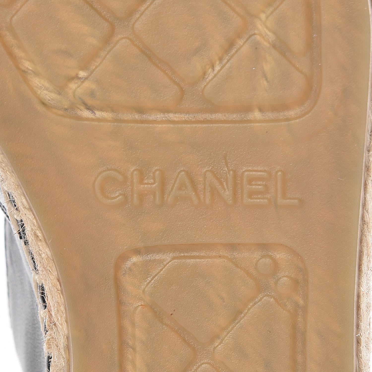 Chanel Lambskin CC Espadrilles 36 Black 6 of 11