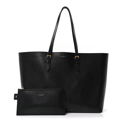 Saint Laurent Calfskin Large Shopping Tote Black 3 of 11