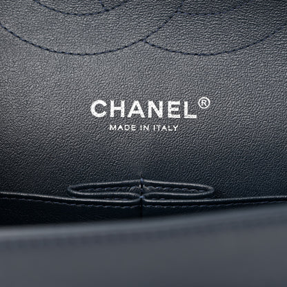 Chanel Patent Quilted Jumbo Double Flap Navy 6 of 12