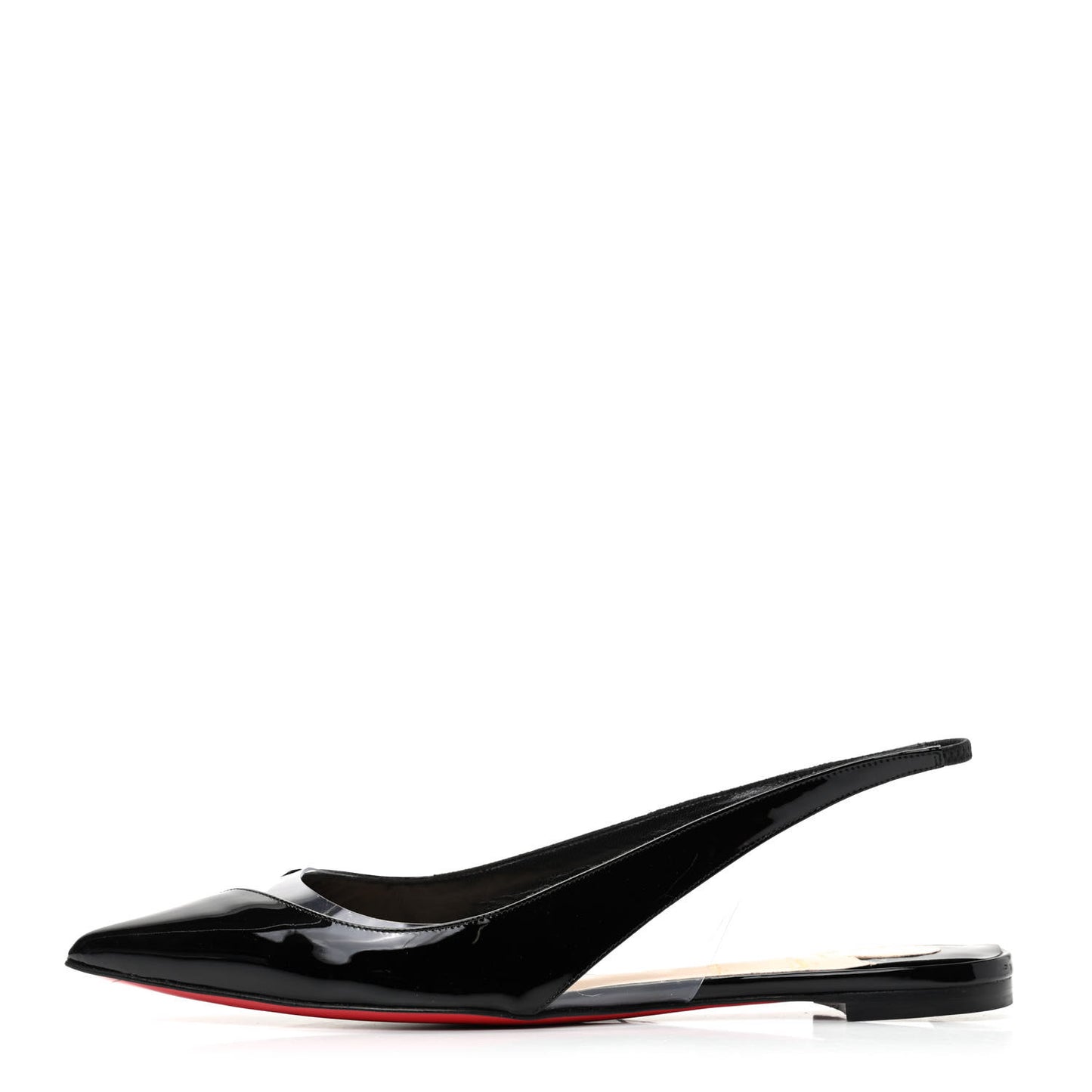 Patent PVC V Dec Flat 40 Black