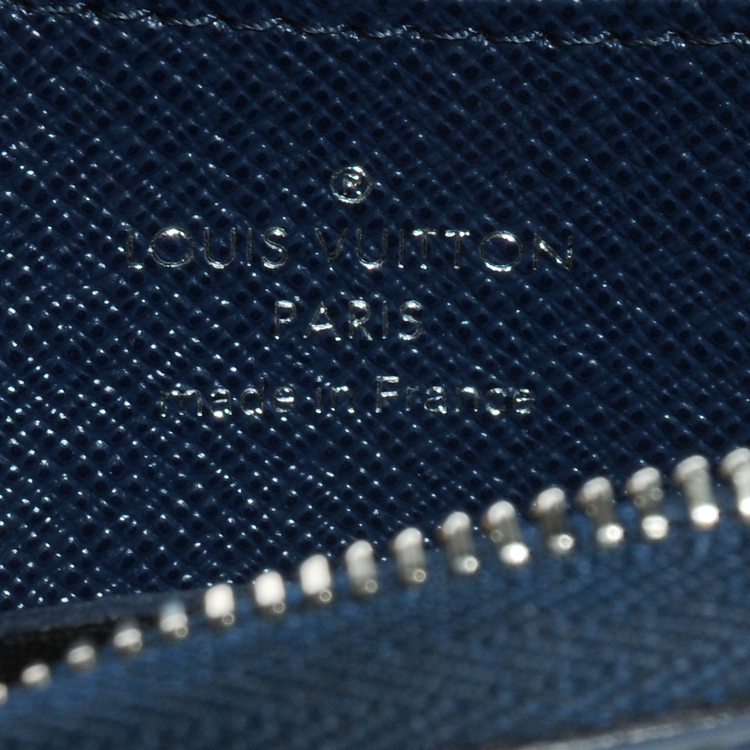 Louis Vuitton Epi Zippy Coin Purse Indigo 7 of 8