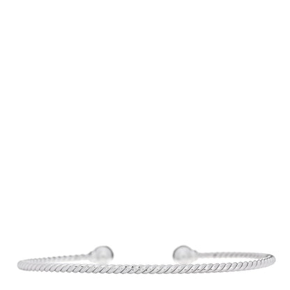 David Yurman 18K White Gold Diamond Petite Solari Bracelet 2 of 3