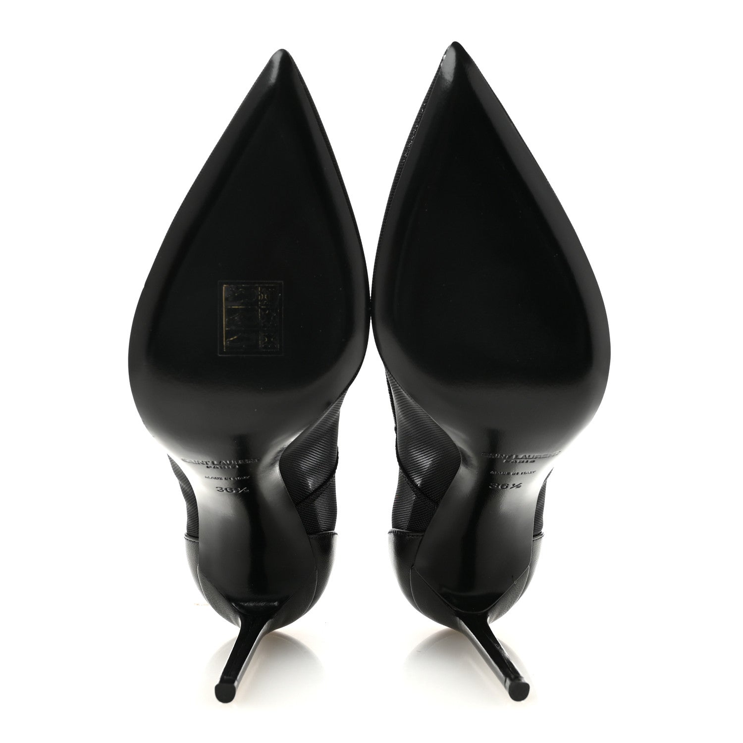 Saint Laurent Mesh 105 Anja Pumps 36.5 Black 6 of 10