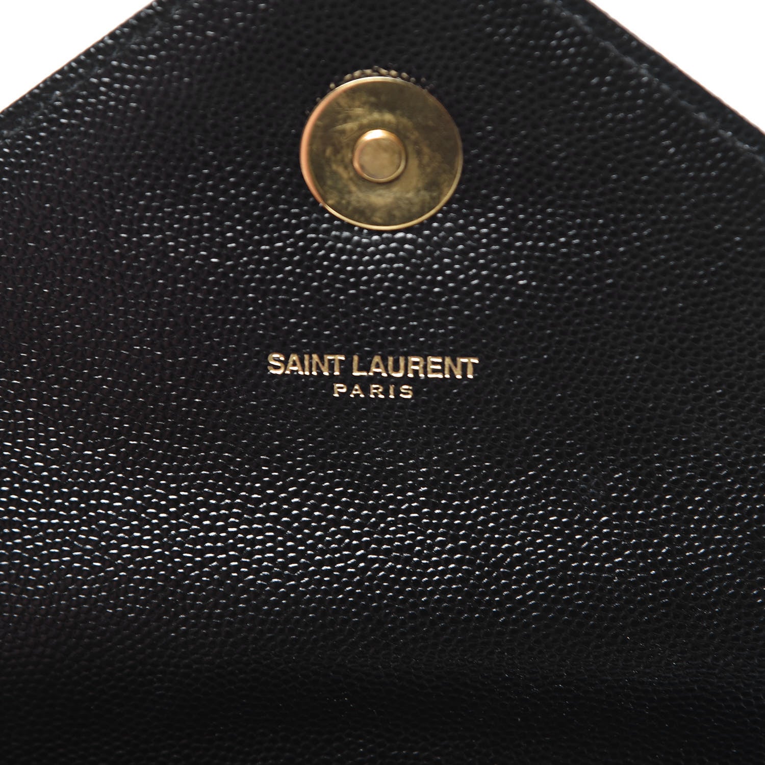 Saint Laurent Grain De Poudre Matelasse Chevron Large Monogram Satchel Black 7 of 10