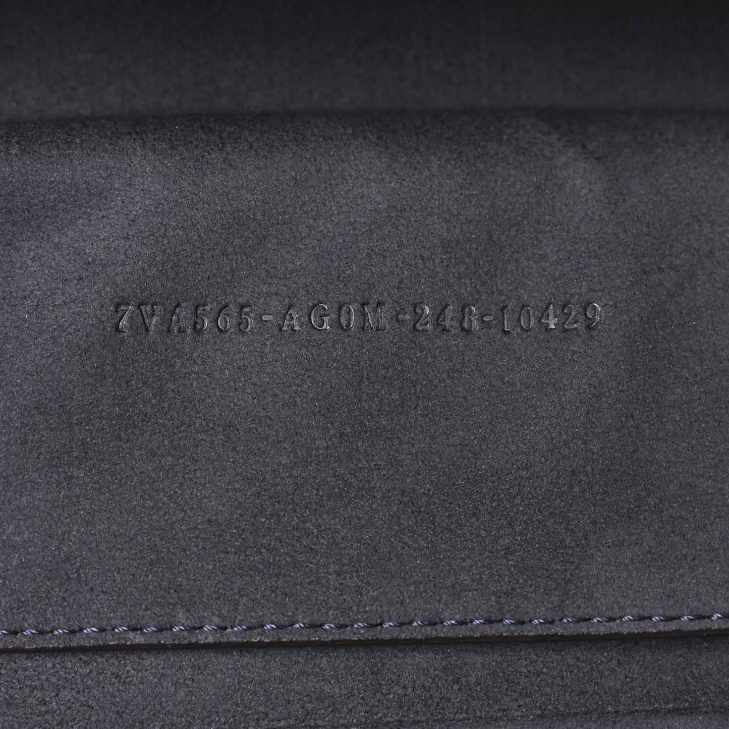 Recycled Fabric Jacquard Vitello King FF 1974 Baguette Soft Trunk  Blue
