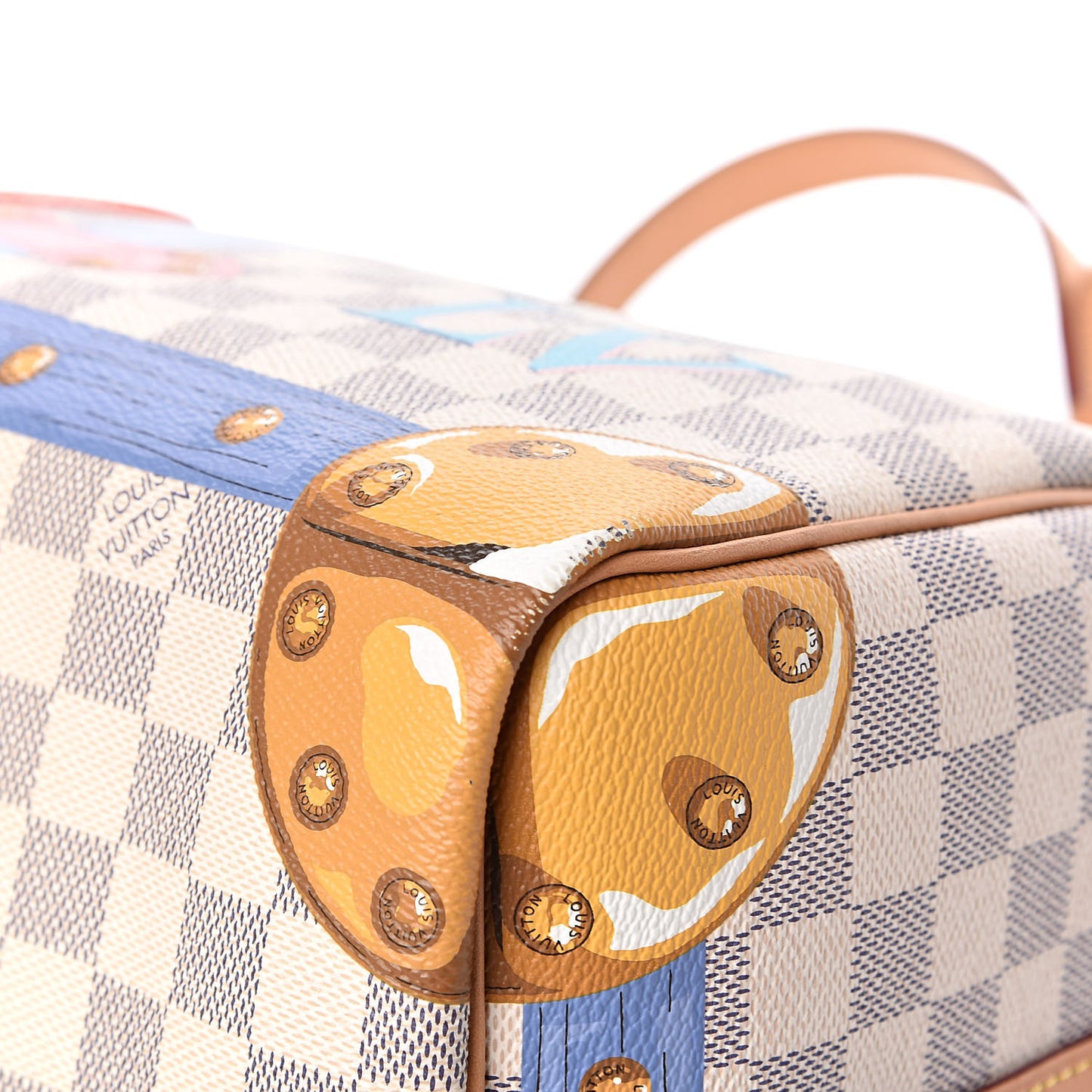 Damier Azur Summer Trunks Speedy Bandouliere 30