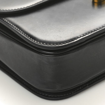 Celine Shiny Calfskin Medium Triomphe Black 8 of 9