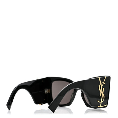 Saint Laurent Acetate Blaze Sunglasses SL M119 Black 4 of 8