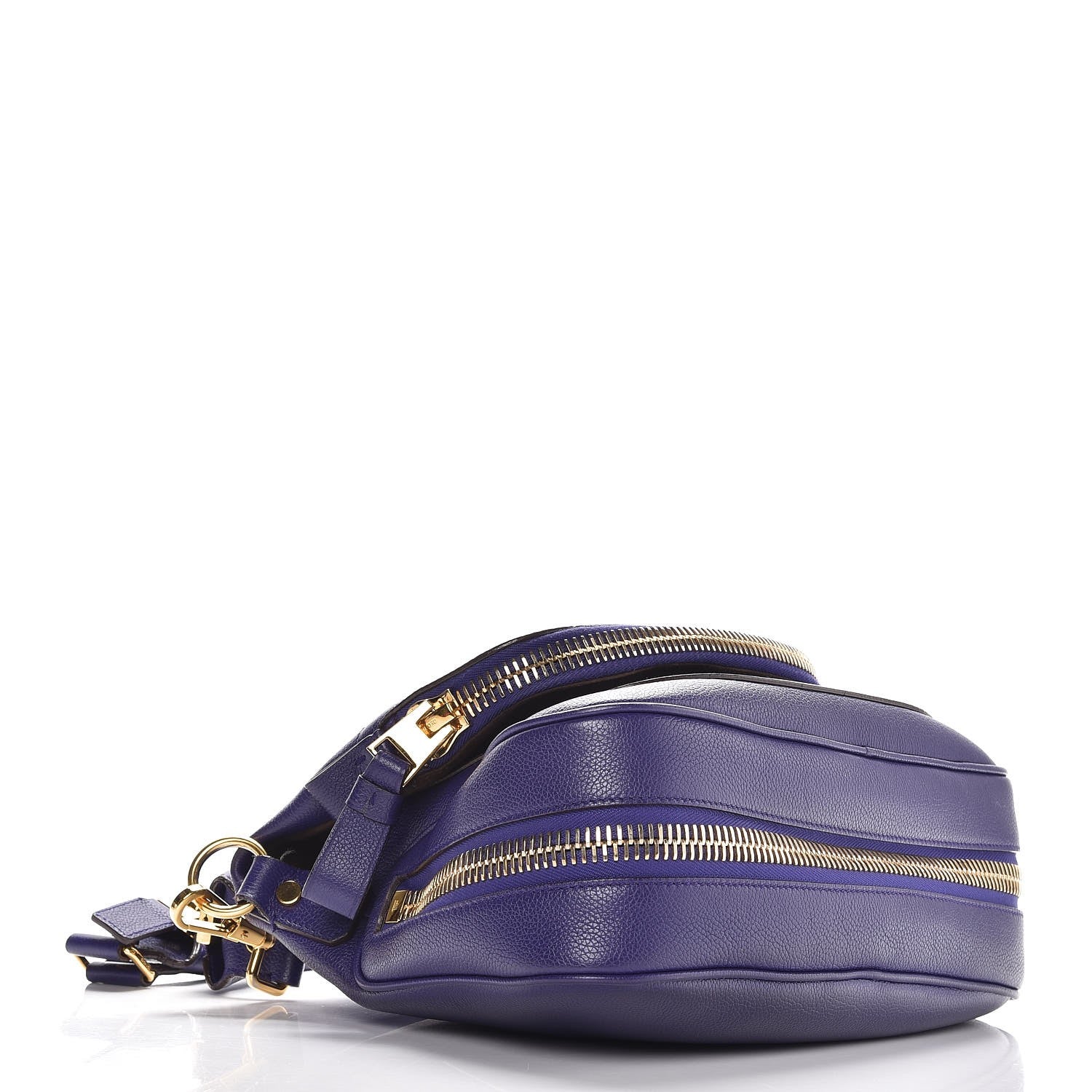 Tom Ford Calfskin Medium Jennifer Violet Blue 4 of 7