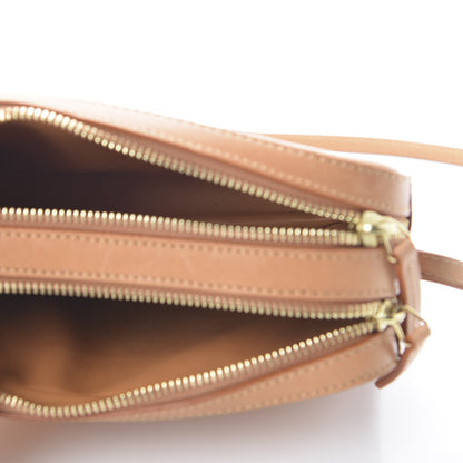 Mansur Gavriel Vegetable Tanned Calfskin Double Zip Crossbody Cammello 5 of 10