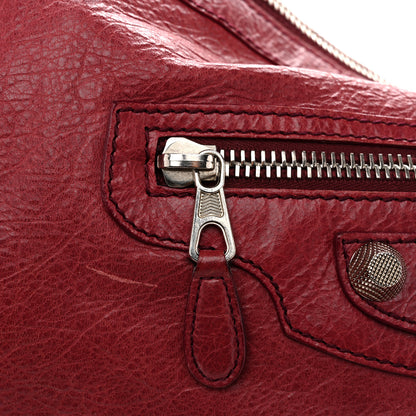 Balenciaga Agneau Giant 12 Silver Hardware Day Hobo Cassis 15 of 16
