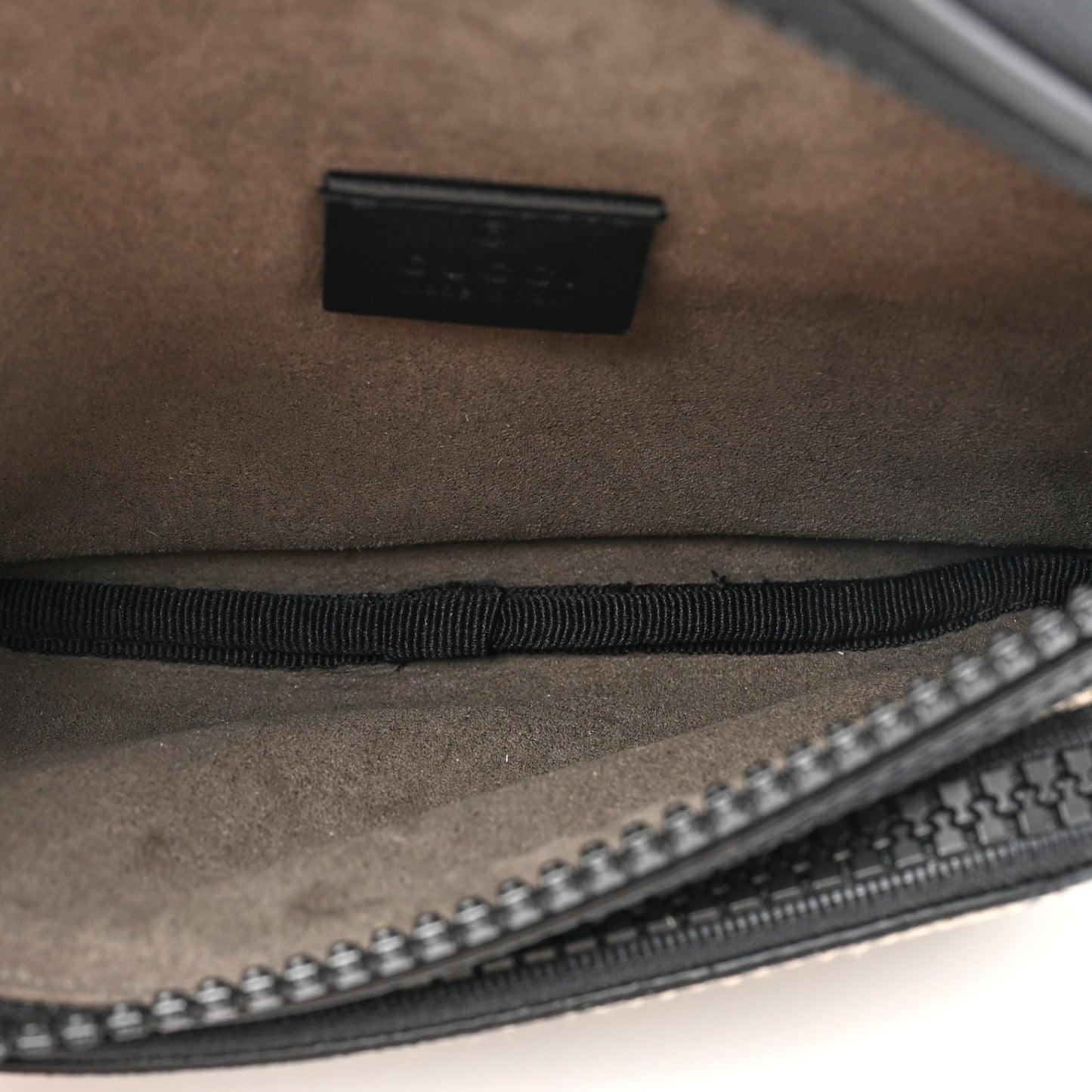 GG Supreme Monogram Belt Bag Black