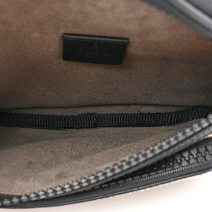 Gucci GG Supreme Monogram Belt Bag Black 5 of 9