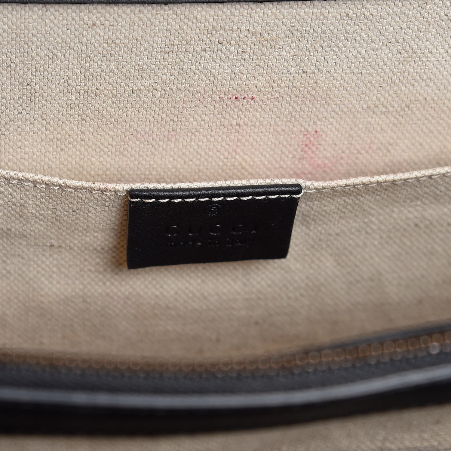 Gucci Calfskin Bamboo Web Large Dionysus Top Handle Bag Black Bright Evergreen Hibiscus Red 7 of 11