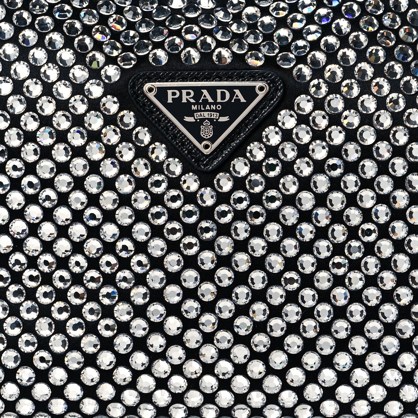 Satin Crystal Mini Re-Edition 2000 Bag Cristal