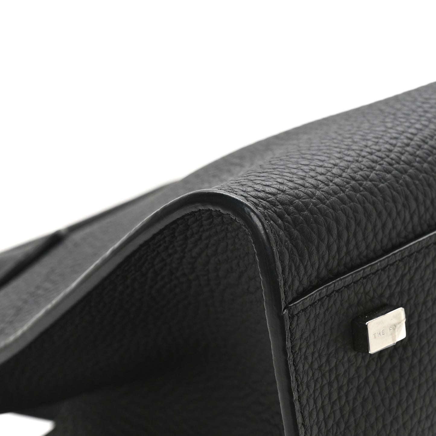 Grained Calfskin Soft Margaux 10 Bag Black