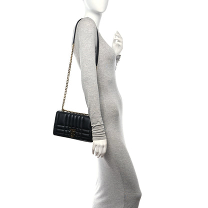 Burberry Lambskin Quilted Small Lola Bag Black 2 of 11