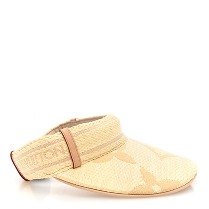 Louis Vuitton Cotton Raffia Effect Beachview Visor Natural 6 of 7