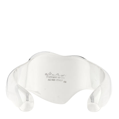 Tiffany Sterling Silver Elsa Peretti Full Heart Cuff Bracelet 2 of 3