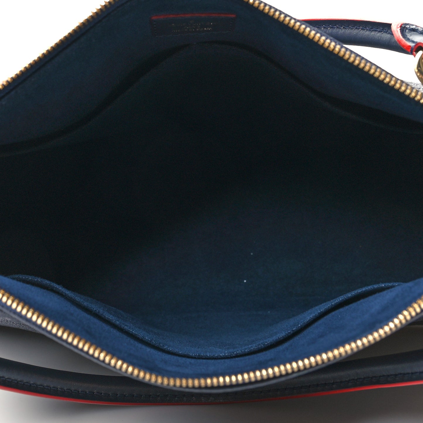 Empreinte V Tote MM Marine Rouge