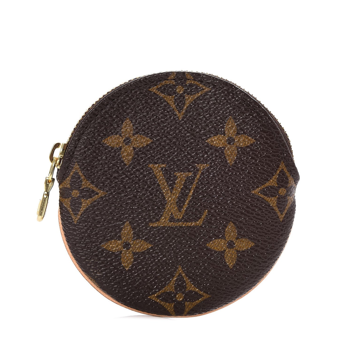 Monogram Round Coin Purse