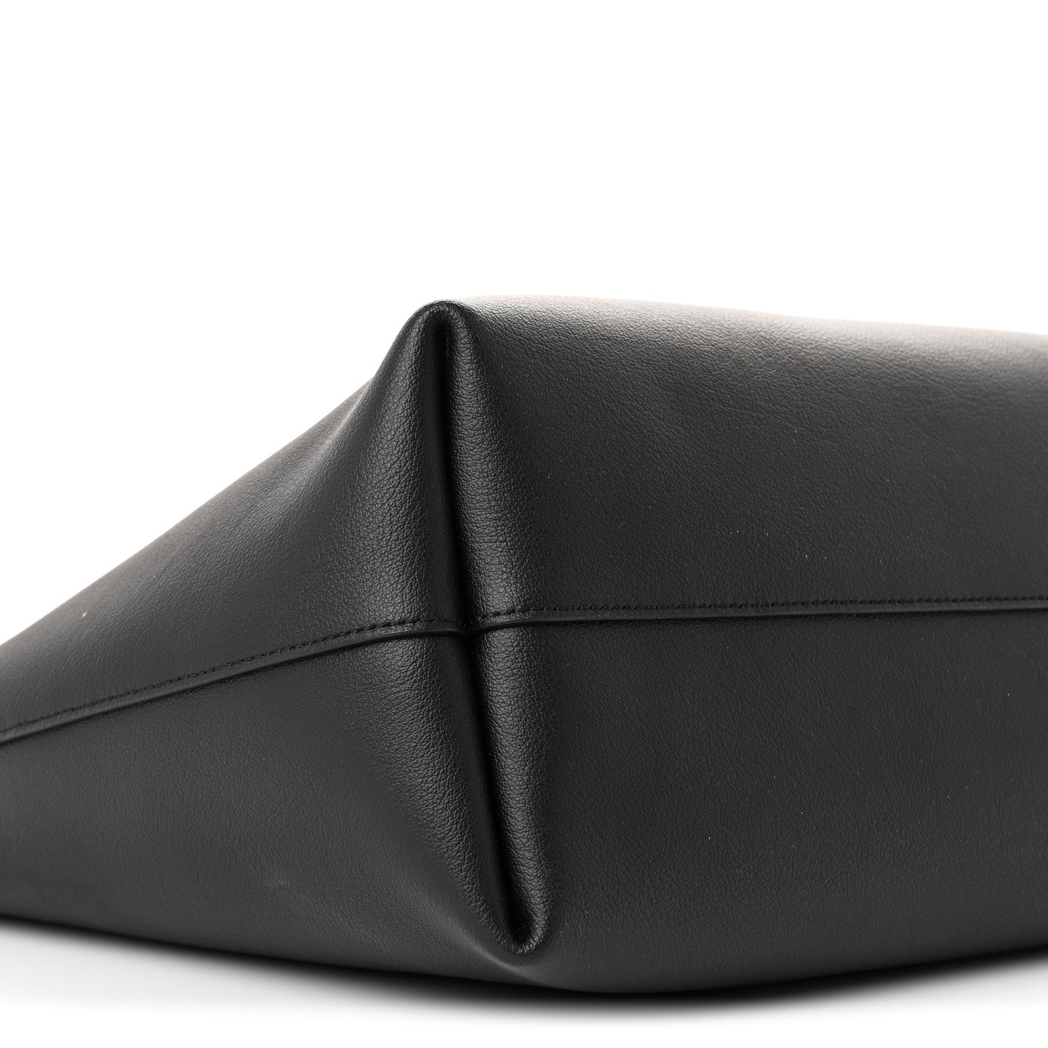 Saint Laurent Calfskin Large Shopping Tote Black 11 of 12
