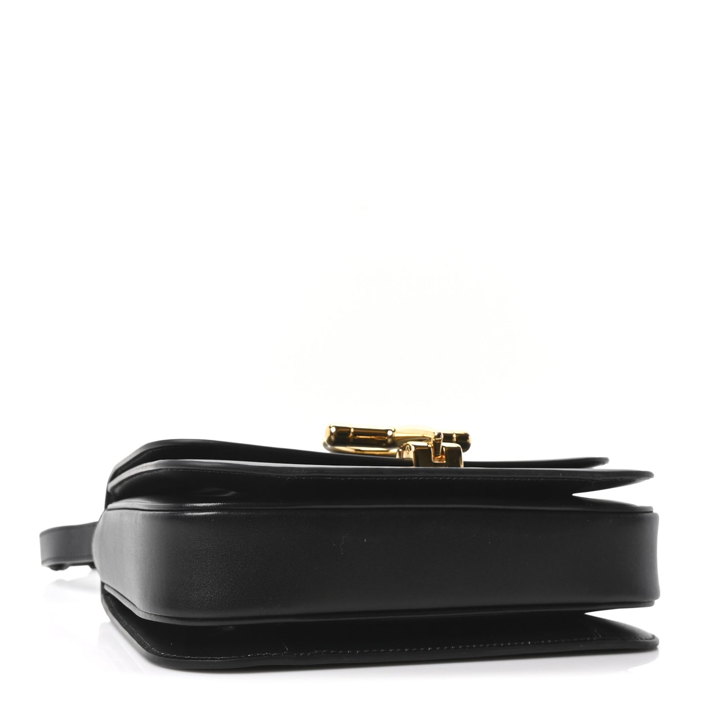 Calfskin Siena Small Shoulder Bag Black