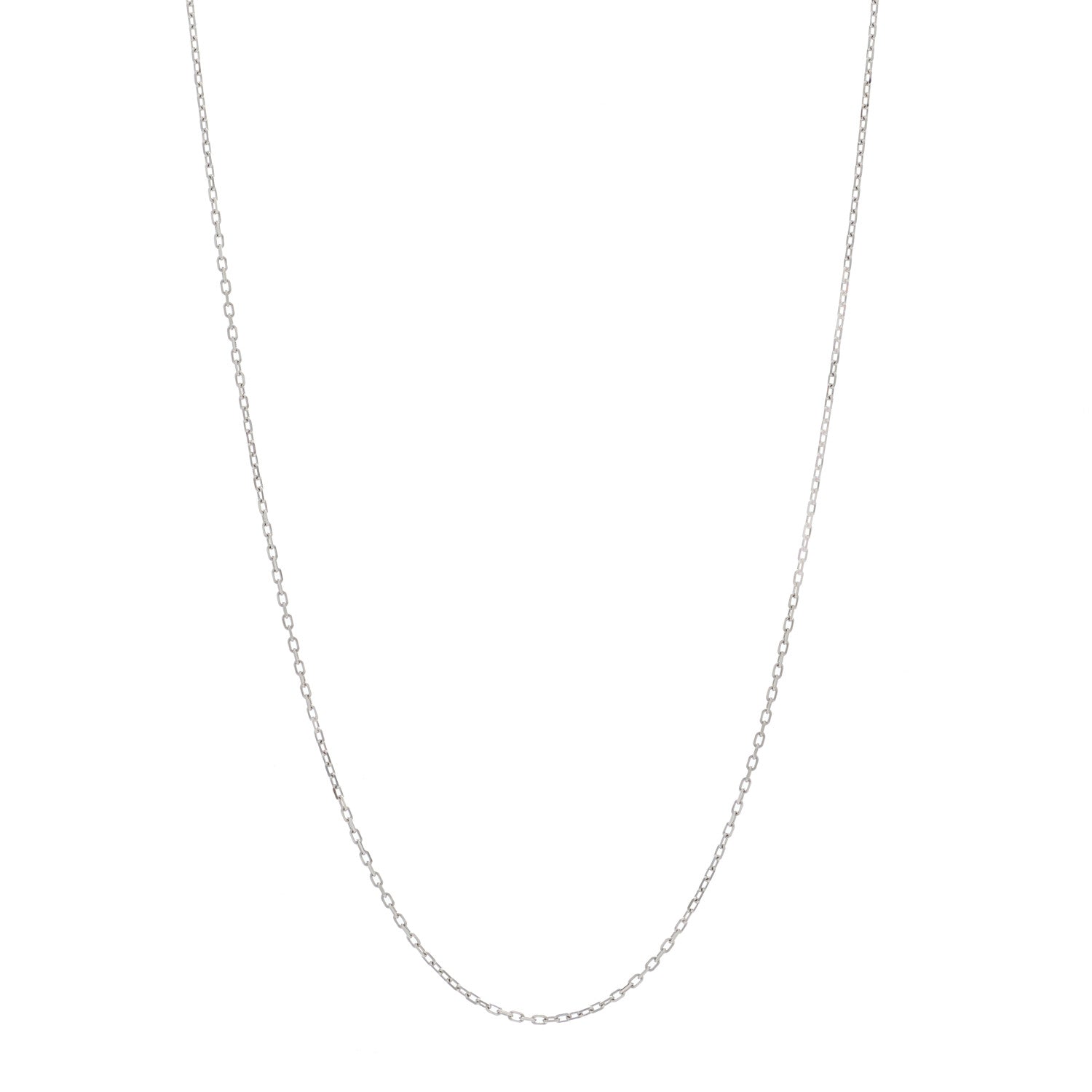 Cartier 18K White Gold Chain Necklace 1 of 5