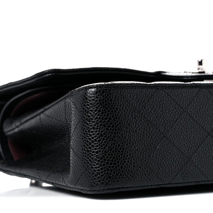 Chanel Caviar Quilted Medium Double Flap Black 7 of 10