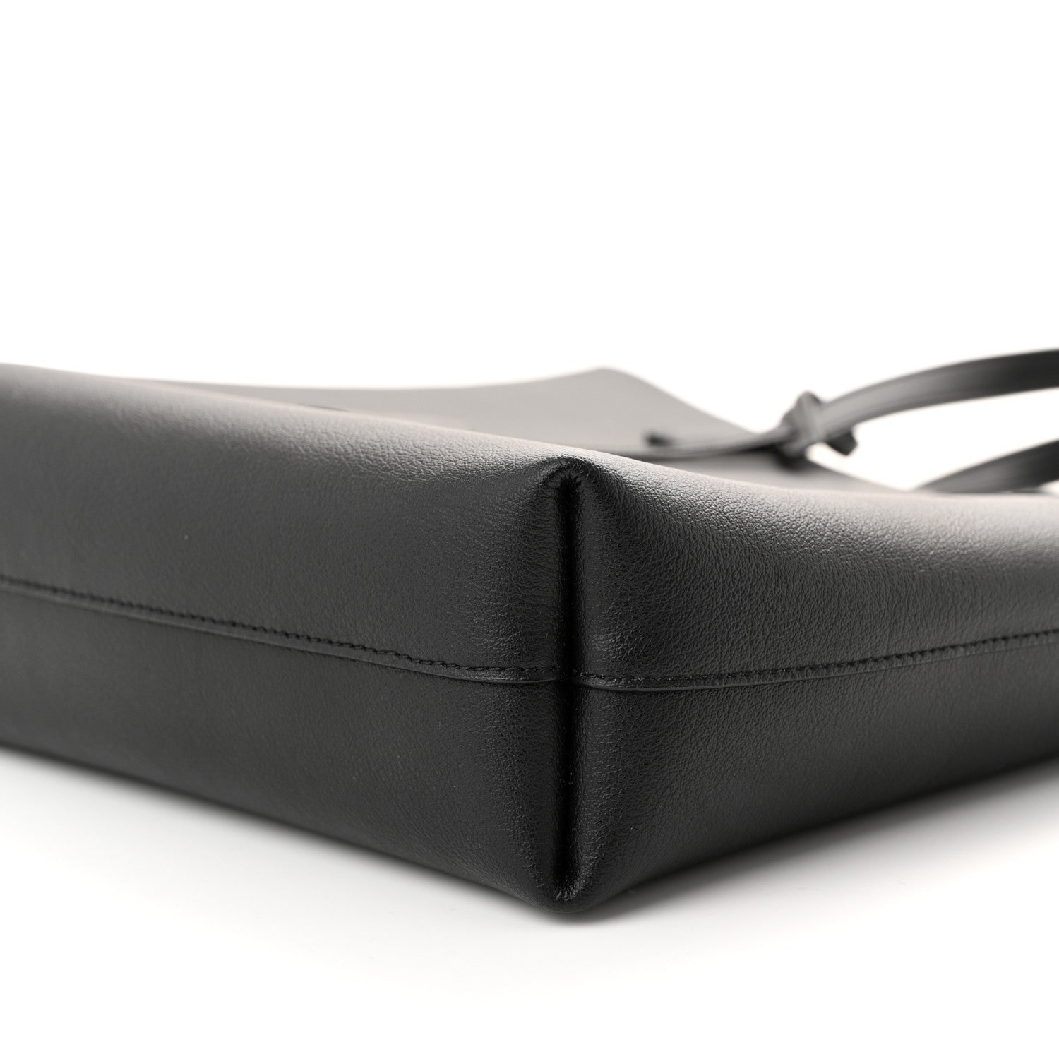 Saint Laurent Calfskin Toy Shopping Tote Black 9 of 9