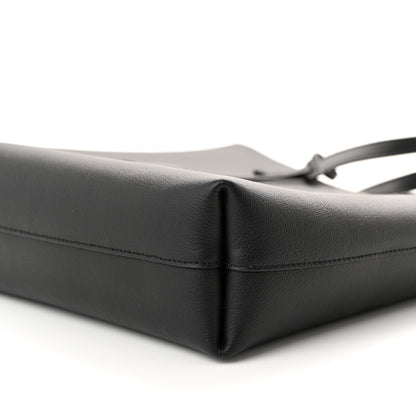 Saint Laurent Calfskin Toy Shopping Tote Black 9 of 9