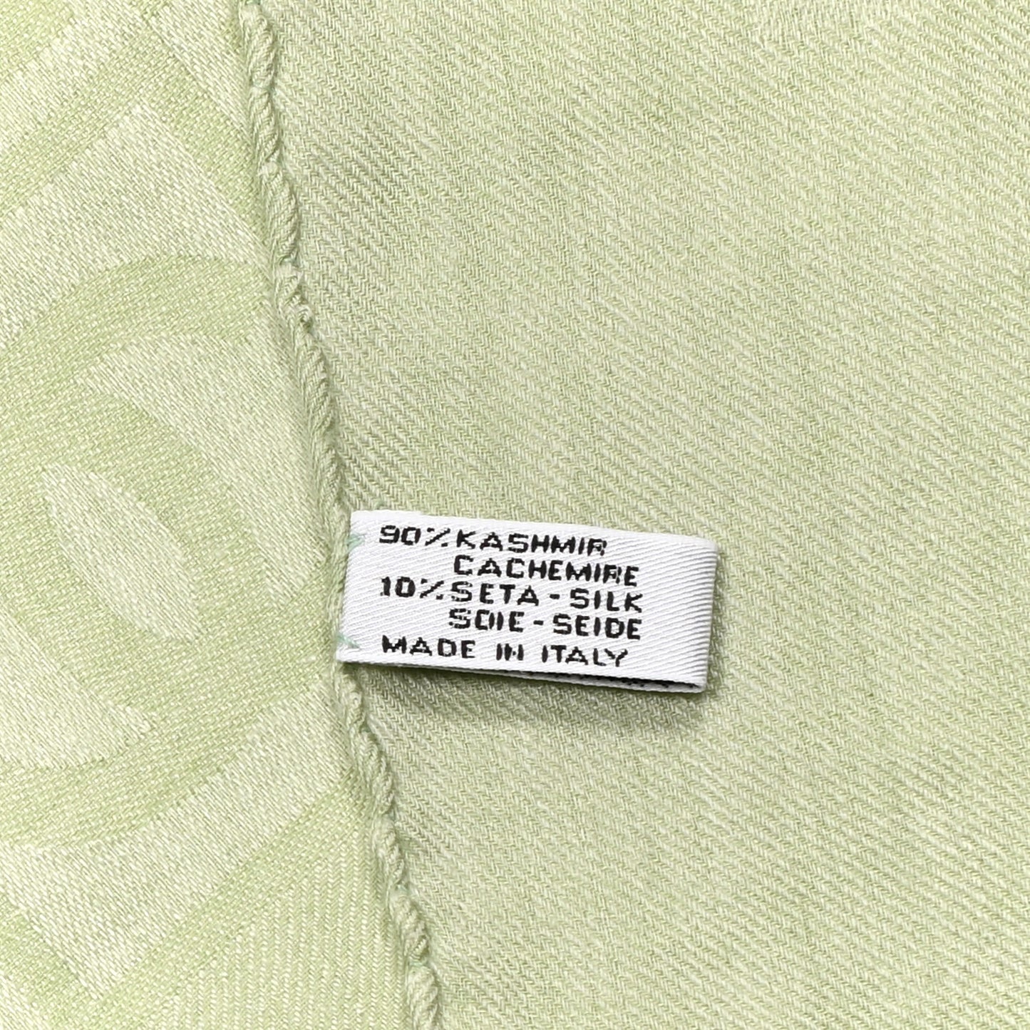 Cashmere Silk CC Scarf Green