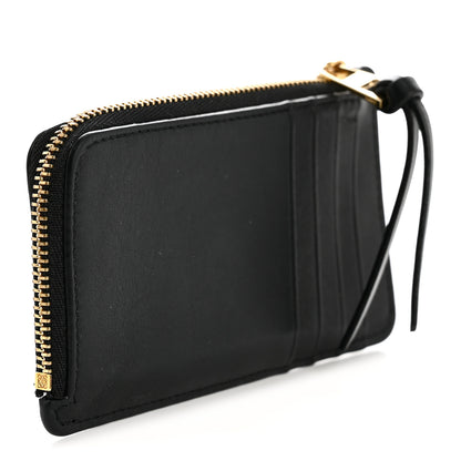 Loewe Calfskin Logo Coin Card Holder Black 3 of 7