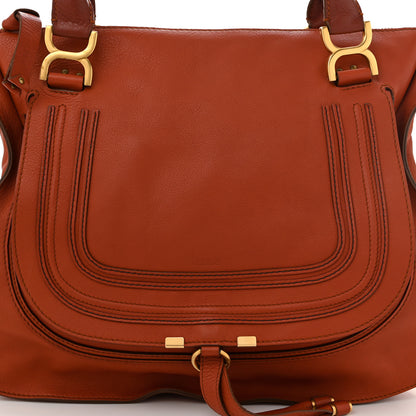 Chloe Calfskin Large Marcie Satchel Maple Leaf 8 of 11
