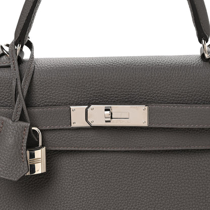 Hermes Togo Kelly Retourne 28 Etain 8 of 11