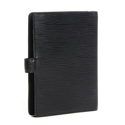 Louis Vuitton Epi Medium Ring Agenda Cover Black 3 of 7