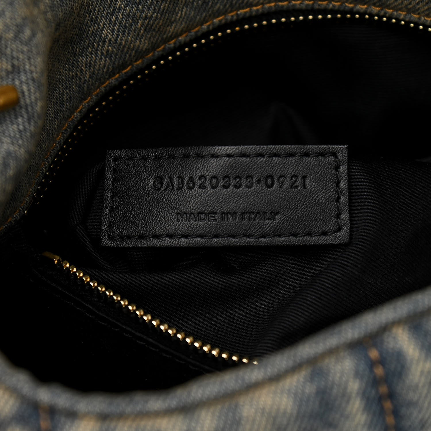 Saint Laurent Denim Quilted Toy Loulou Puffer Monogram Chain Satchel Blue Black 7 of 10