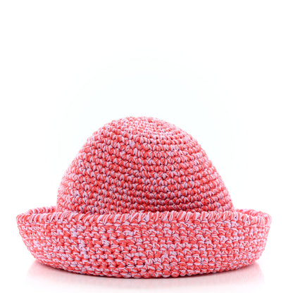 Hermes Cotton Crochet Gigi Bucket Hat M Rose Lilas 6 of 10