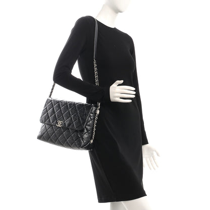 Chanel Crackled Aged Calfskin Big Bang Flap Black 2 of 8