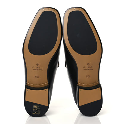 Gucci Goatskin Mens Horsebit Loafers 8.5 Black 5 of 9