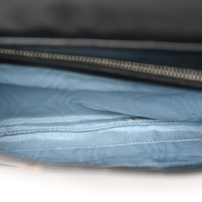 Gucci Calfskin Diagonal GG Medium Thiara Double Envelope Shoulder Bag Black Red 6 of 11