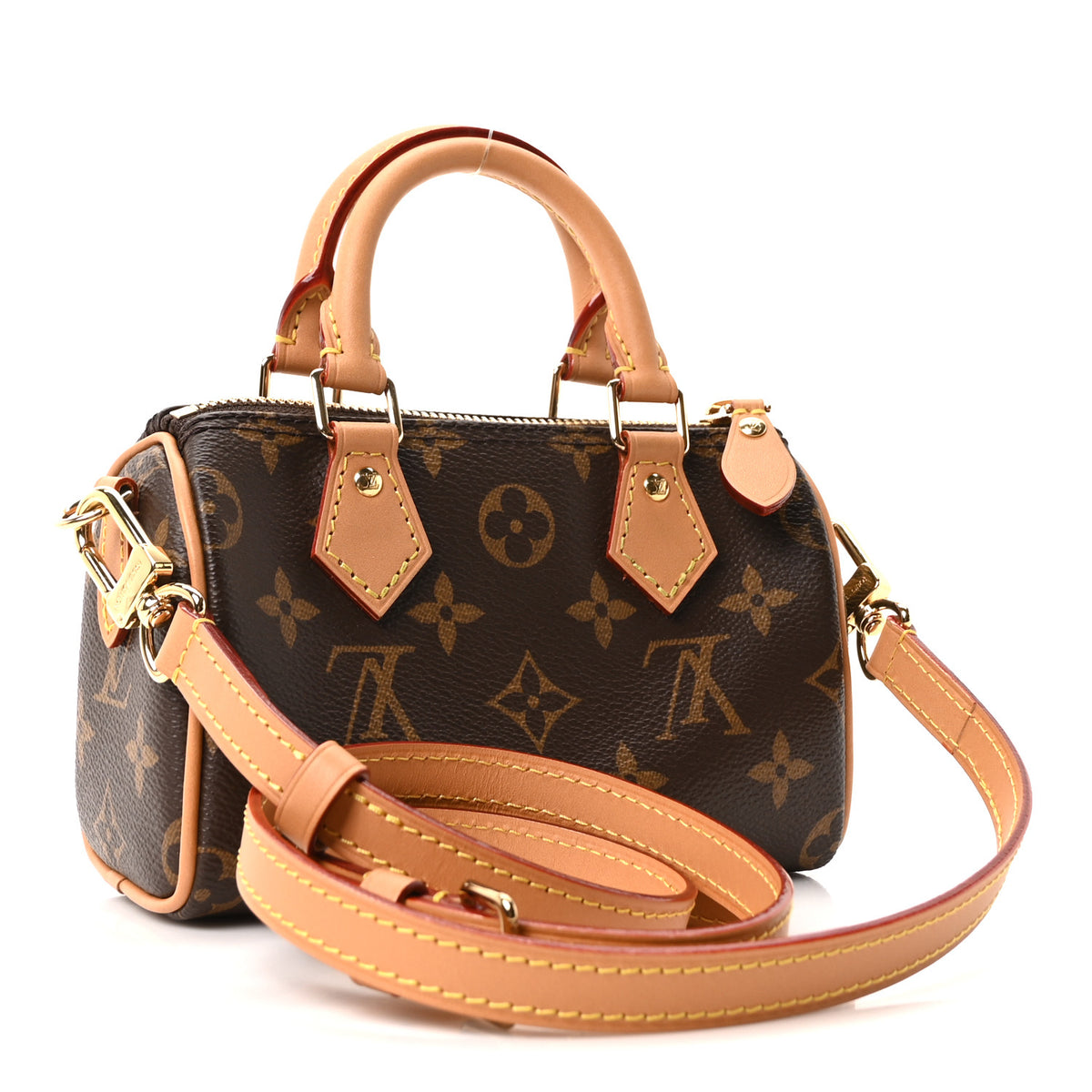 Louis Vuitton Monogram Nano Speedy Bandouliere 3 of 10