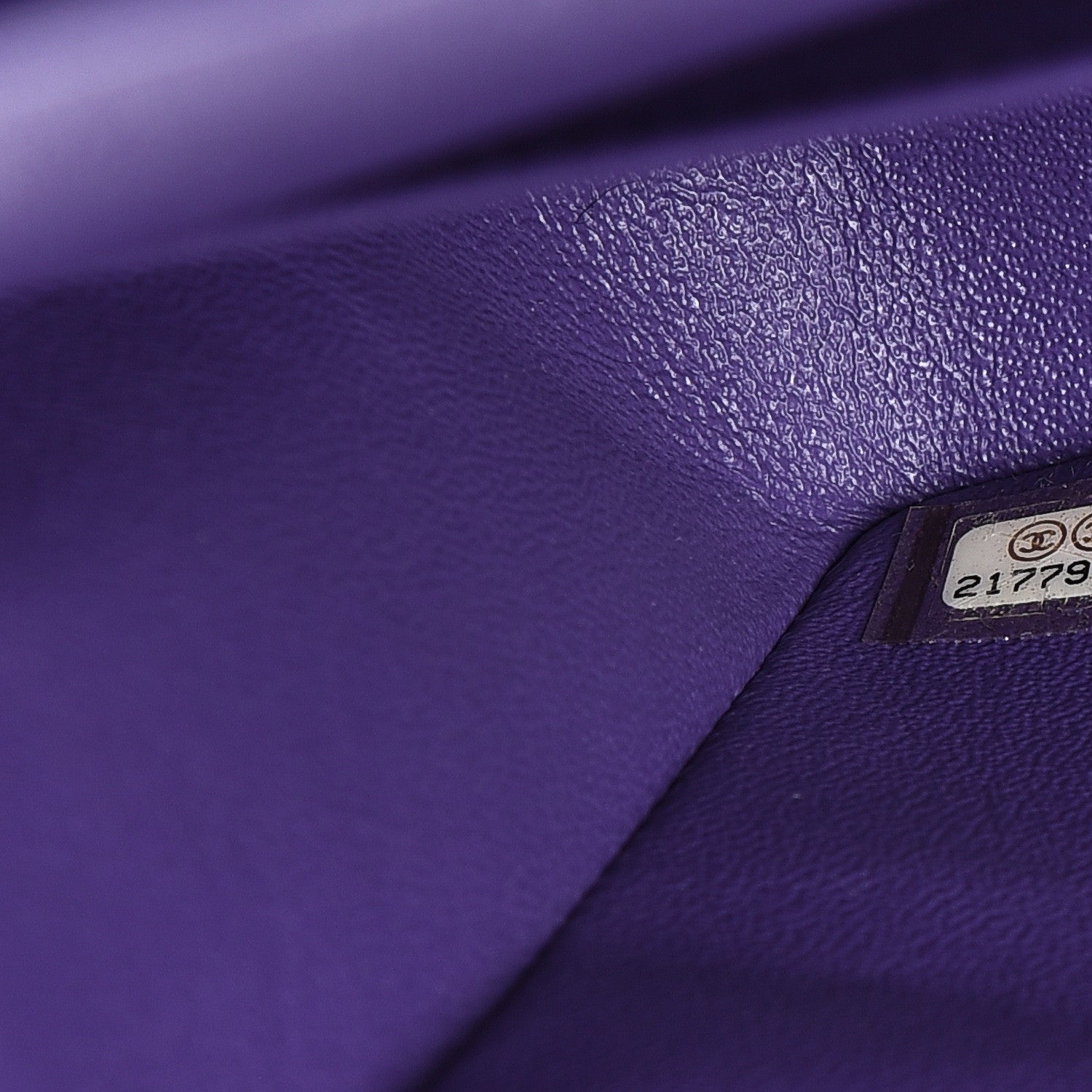 Chanel Lambskin Quilted Medium Double Flap Purple 11 of 13