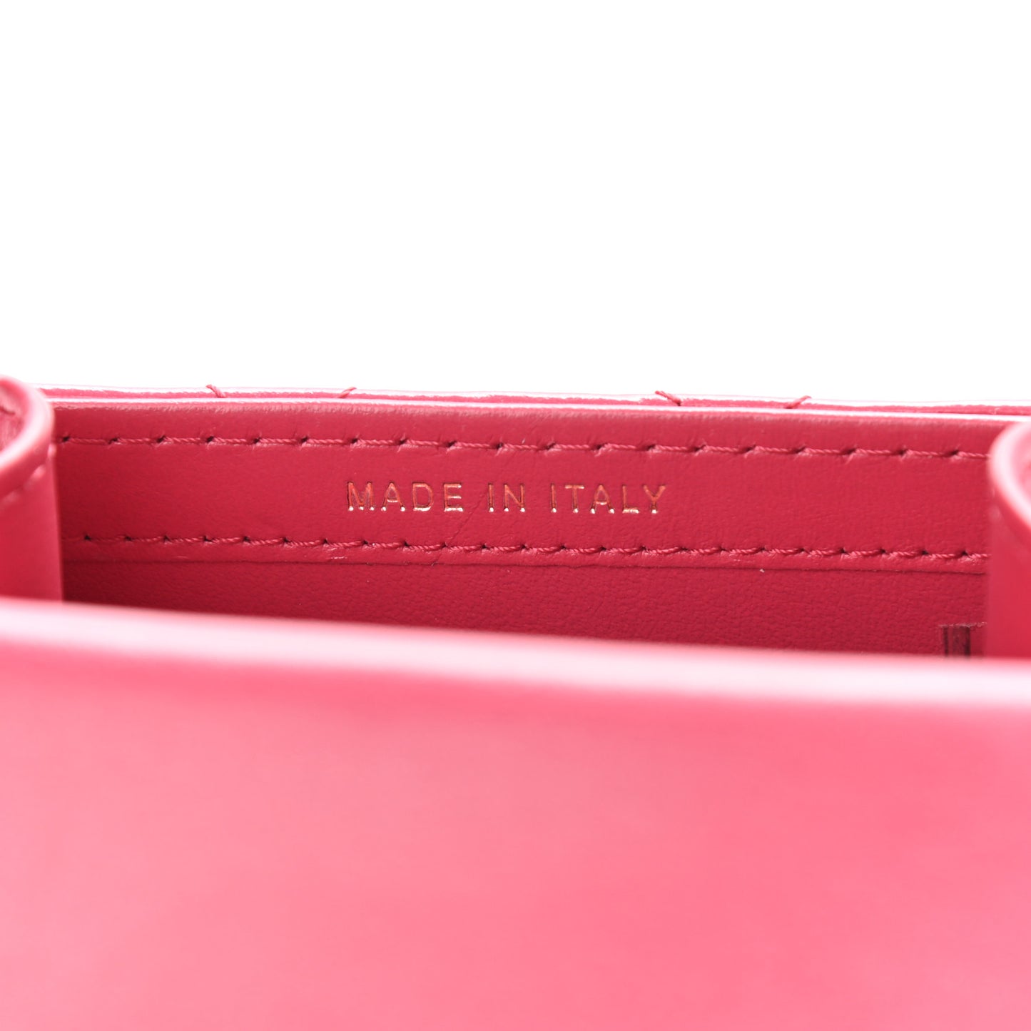 Lambskin Quilted Vertical Perfect Fit Flap With Chain Pink