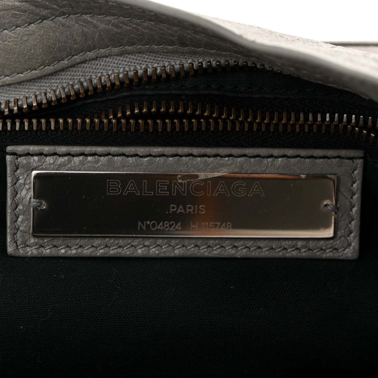 Balenciaga Agneau Classic Hardware City Gris Pyrite 7 of 14