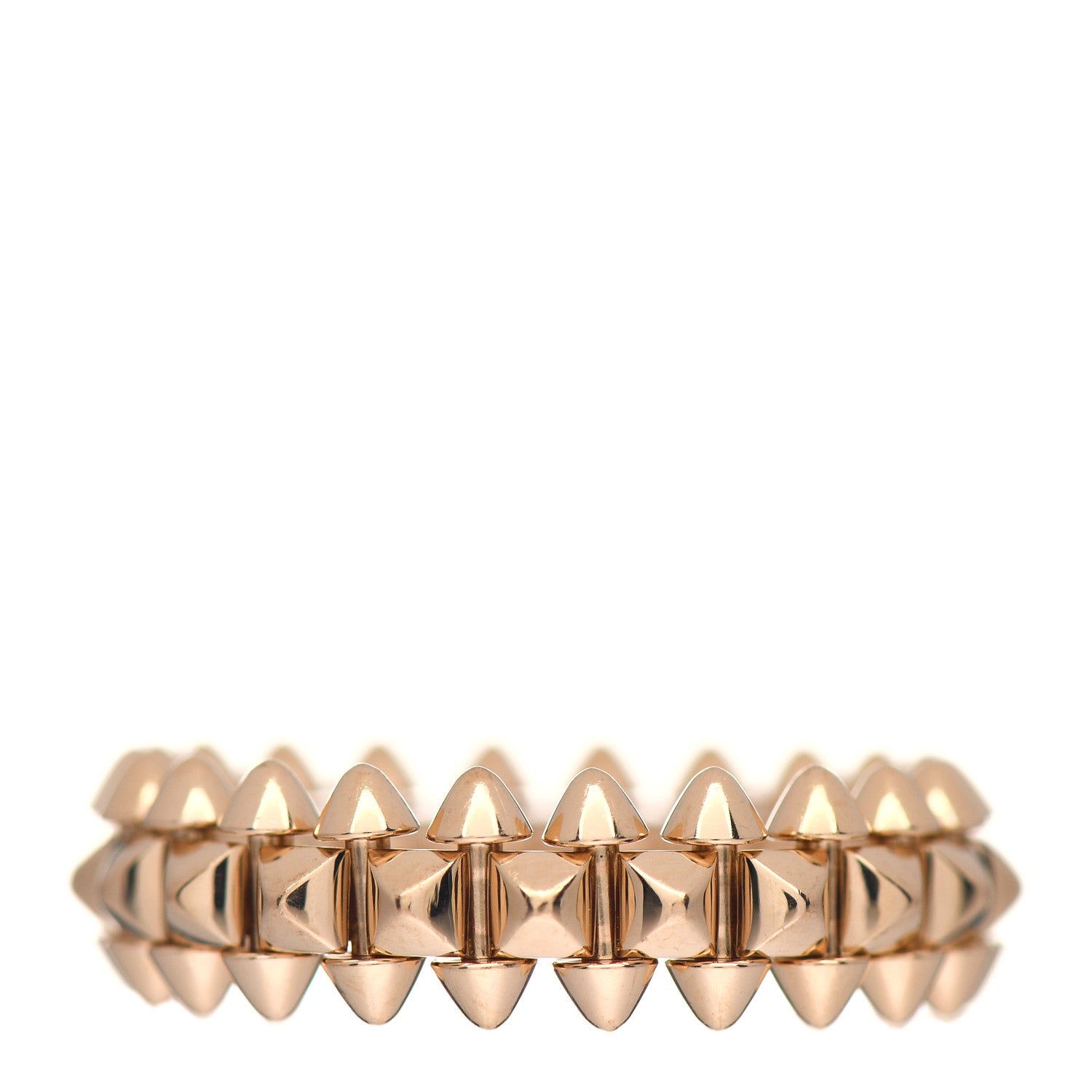 Cartier 18K Pink Gold SM Clash De Cartier Ring 53 6.25 1 of 4