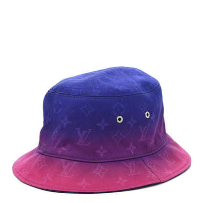 Louis Vuitton Monogram Illusion Reversible Bucket Hat M Pink Purple 3 of 13