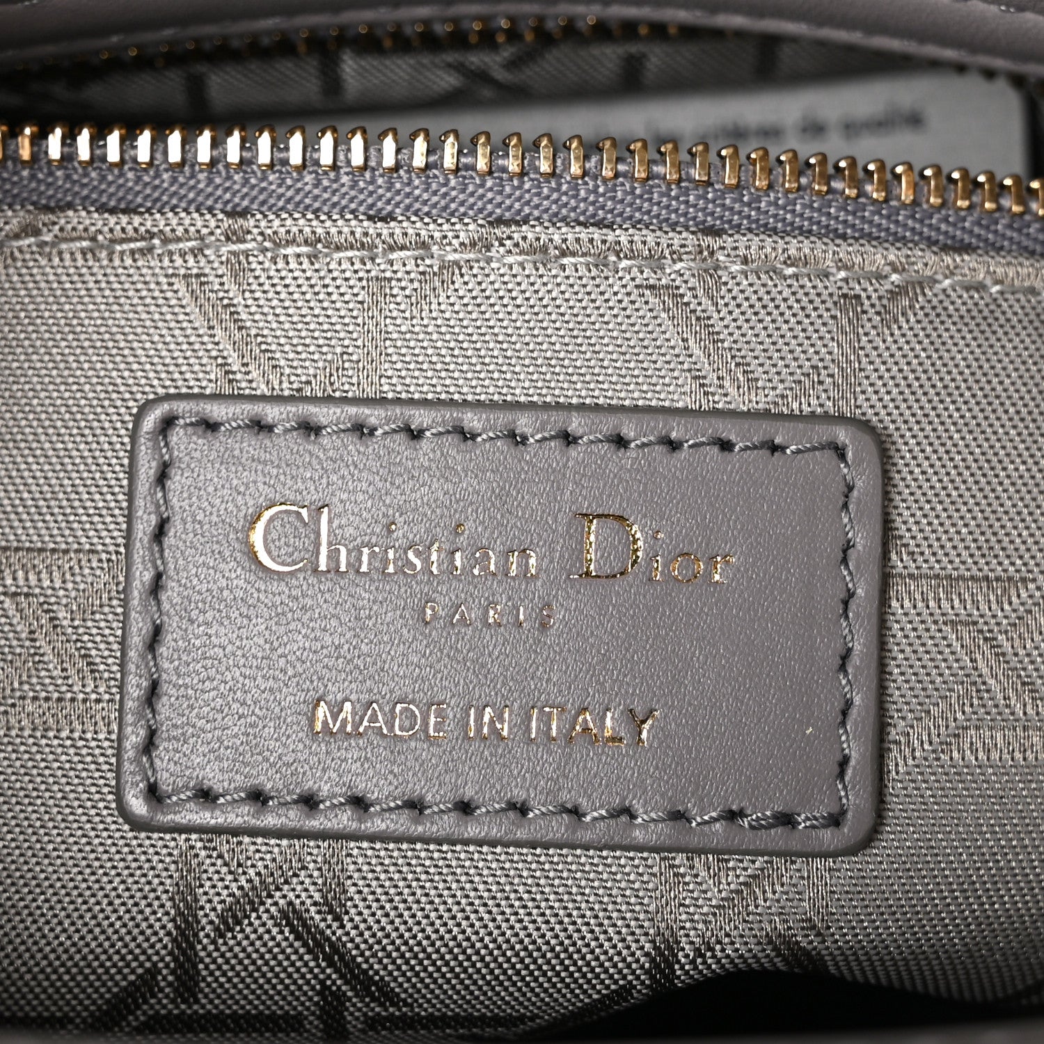 Christian Dior Lambskin Cannage Small My ABCDior Lady Dior Grey 6 of 11