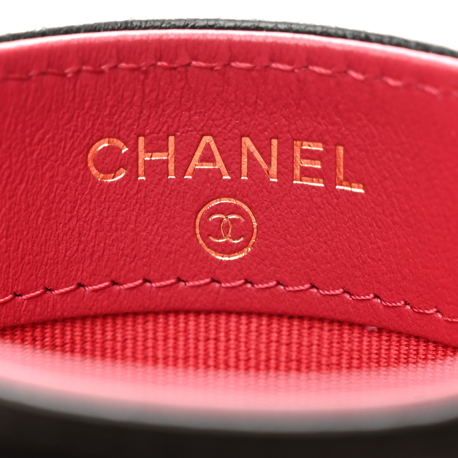 Chanel Lambskin Quilted Chanel 19 Card Holder Black 6 of 9