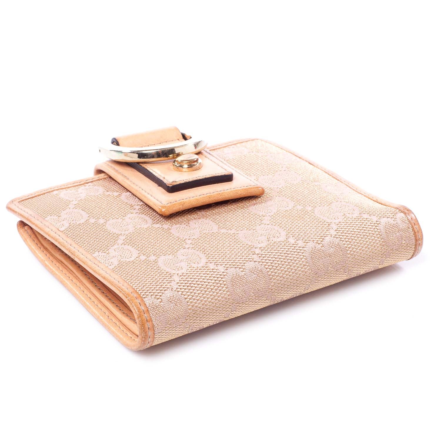 Gucci Monogram Abbey Compact Wallet Rose 3 of 7